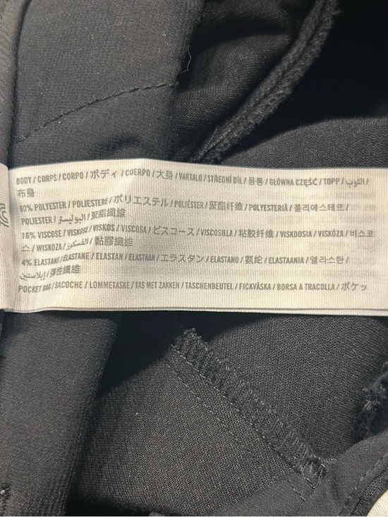 Abercrombie & Fitch Women’s Black A&F Sloane Tailored Wide Leg Pants Sz 25 Short - Picture 13 of 14